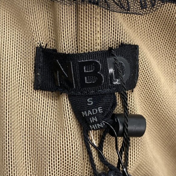 NEW NDB Nalani Strapless Maxi Dress • Size S • Black • Satin Wrap Overlay - Picture 5 of 12